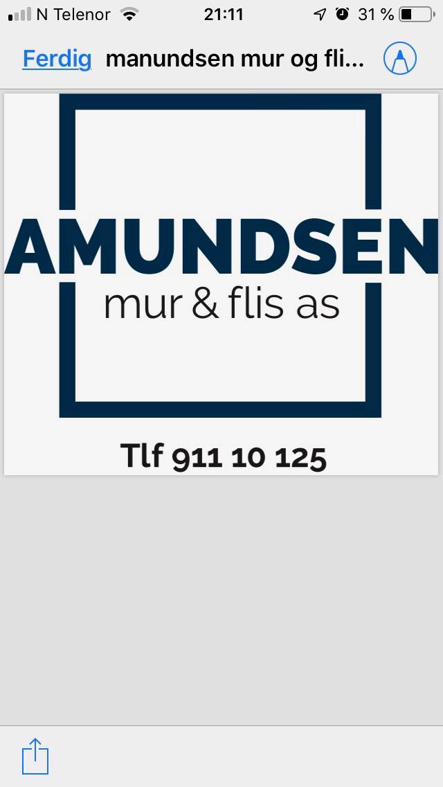 AMUNDSEN MUR & FLIS AS logo